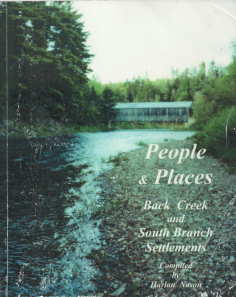 Back Creek and South Branch settlements; signed copy