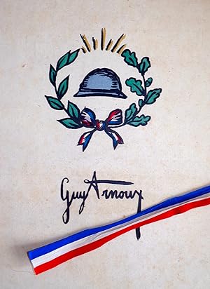 Quelques drapeaux françois dessinés et coloriés par Guy Arnoux.