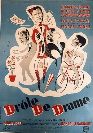 "DRÔLE DE DRAME" Réalisé par Marcel CARNÉ en 1937 avec Michel SIMON, Louis JOUVET, Françoise ROSA...