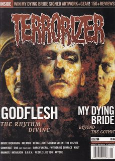 Terrorizer Magazine: Godflesh [Issue 94] November 2001