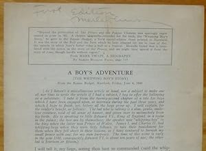 A BOY'S ADVENTURE [The Whipping Boy's Story]