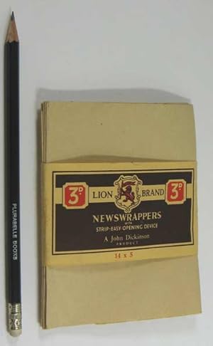 Lion Brand Newswrappers with strip-easy opening device.