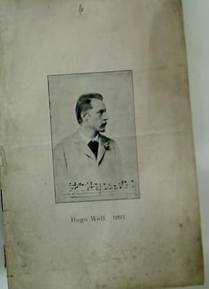 Hugo Wolf, 1893.