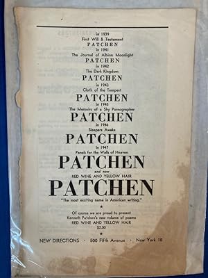 New Directions Advert for Kenneth Patchen Books.