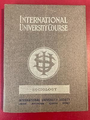 International University Course. Sociology.