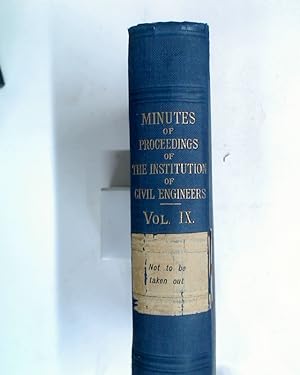 Minutes of Proceedings, with Abstracts of the Discussions. Volume 9. Session 1849 - 1850. Edited ...