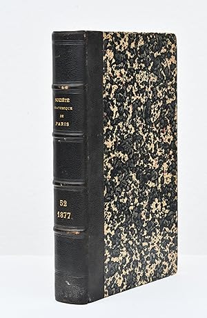 Bulletins de la Société Anatomique de Paris, LIIe année, 1877