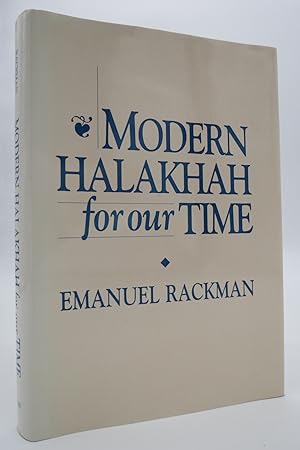 MODERN HALAKHAH FOR OUR TIME (Provenance: Israeli Artist Avraham Loewenthal) (DJ protected by a b...