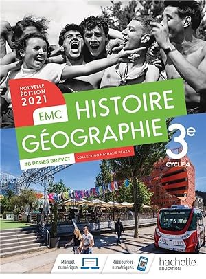 histoire-géographie-EMC ; 3e ; livre élève (édition 2021)