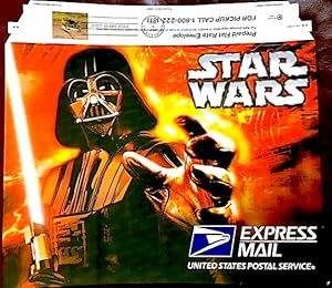 Star Wars First Day Cover on Illustrated USPS Express Mail Envelope