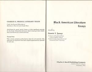 Black American Literatue Essays