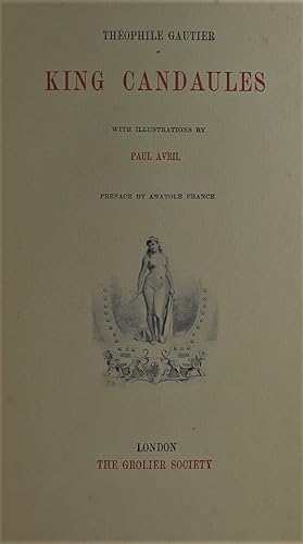 King Candaules and A Night of Cleopatra with illustrations by Paul Avril preface by Anatole Franc...