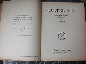 CARTEL et Cie . Caricatures inédites Politiques de 1926