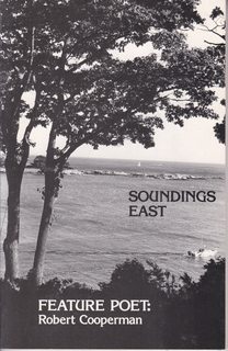 Soundings East Vol 10 No. 1 Spring/Summer 1987: Featured Poet- Robert Cooperman