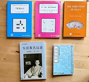 FIVE BOOKS on THE GAME OF "GO" : GAMES OF WU QINGYUAN, THE DIRECTION OF PLAY, +3