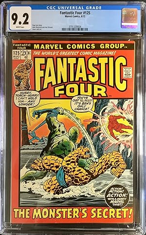 FANTASTIC FOUR No. 125 (March 1973) - CGC Graded 9.2 (NM-)
