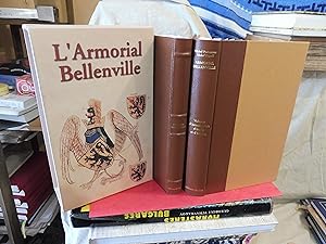 L'ARMORIAL BELLENVILLE En 2 Volumes sous coffret éditeur : Armorial Bellenville + Volume d'introd...