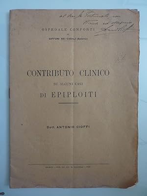 OSPEDALE CONFORTI IN GIFFONI SEI CASALI ( Salerno ) CONTRIBUTO CLINICO DI ALCUNI CASI DI EPIPLOITI
