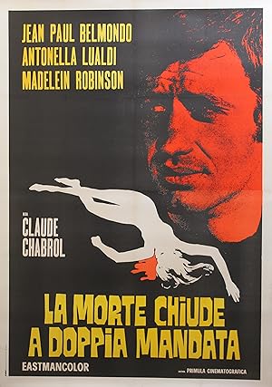 "A DOUBLE TOUR" Réalisé par Claude CHABROL en 1959 avec Jean-Paul BELMONDO / Affiche originale it...