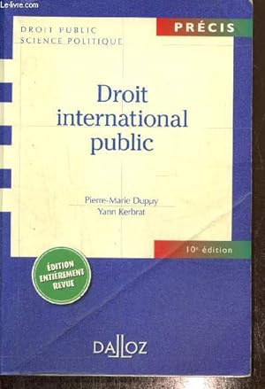 Droit international public (Collection "Droit public, Science politique")
