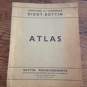 ATLAS de l' ANNUAIRE DIDOT - BOTTIN