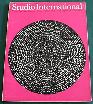 Studio International. Journal Of Modern Art. Incorporporating 'The Studio' Founded 1893. Volume 1...