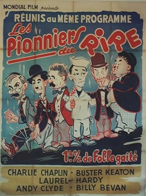 "LES PIONNIERS DU RIRE" Film de montage avec Charlie CHAPLIN, Buster KEATON, LAUREL et HARDY, And...