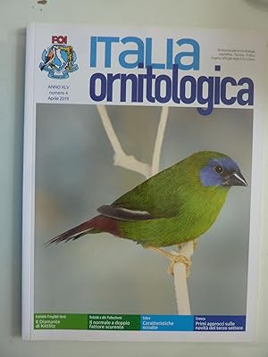ITALIA ORNITOLOGICA Anno XLV Numero 4 Aprile 2019