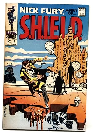 NICK FURY AGENT OF SHIELD #7 1968- DALI STYLE COVER- VF-