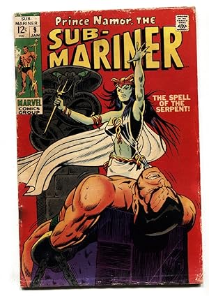 SUB-MARINER #9 1968- 1st Naga -1st Serpent Crown G