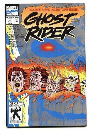 GHOST RIDER #25--1992-ELUSIVE POP UP BOOK-SPECIAL ISSUE NM-