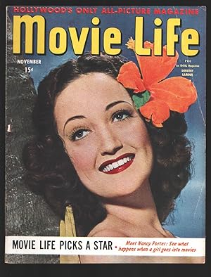 Movie Life 11/1944-Ideal-Dorothy Lamour-Lauren Bacall-Marlene Dietrich-Frank Sinatra-star pix-inf...