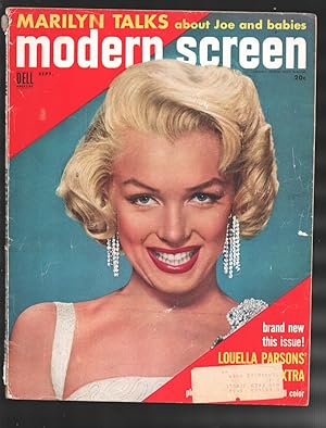 Modern Screen 9/1954-Marilyn Monroe cover & story-Judy Garland-William Holden-Robert Mitchum -VG