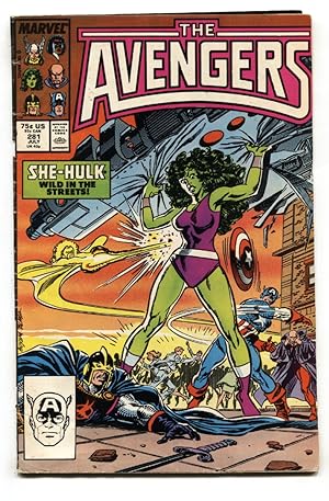 AVENGERS #281 1st Artemis-CAPTAIN MARVEL-comic book