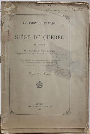 Invasion du Canada et Siège de Québec en 1775-1776