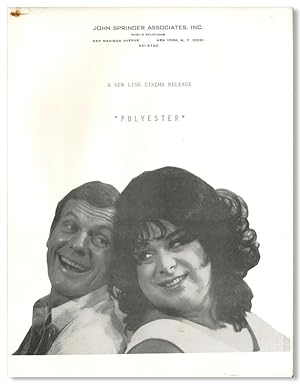 [Publicist's Press Release for:] A NEW LINE CINEMA RELEASE "POLYESTER."