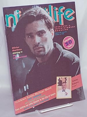 Nightlife: everyone's entertainment magazine; vol. 30, #18, October 3, 1998: Olivier Martinez sta...