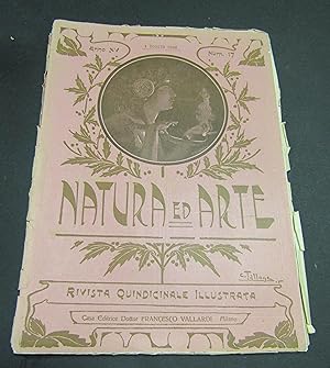 Natura ed arte. Rivista quindicinale illustrata. Anno XV. Num. 17. Dottor Francesco Vallardi. 1906