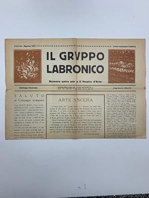 Il Gruppo Labronico. Numero unico per la II Mostra d'arte, Livorno-Agosto 1921