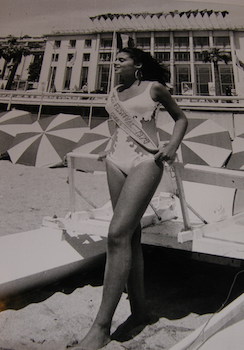 Miss Festival.Photograph from the 1970 Cannes Film Festival.