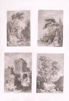 Unter den Wasserfallen zu Tivoli, Plate 145. In der Villa Adriani bey Frascati, Plate 146. Wasser...