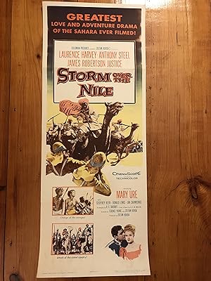 Storm over the Nile Insert 1956 Anthony Steel, Laurence Harvey