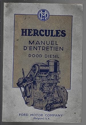 Hercules manuel d'entretien Dood diesel (français)