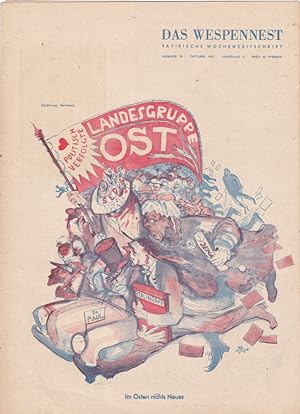 Das Wespennest. Satirische Wochenzeitschrift. Nr. 28, Oktober 1947
