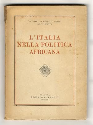 L'Italia nella politica africana.