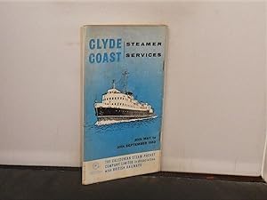 Clyde Coast Steamer Services 30th May to 30th September 1959
