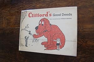 Clifford's Good Deeds (first printing + signed bookplate) Clifford the Big Red Dog series