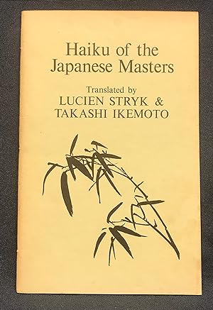 Haiku of the Japanese Masters (Rook Chapbooks, 9)