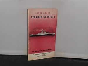 Clyde Coast Steamer Services 31st May until 30th September 1958