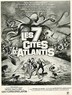 "LES 7 CITÉS D'ATLANTIS (WARLORDS OF ATLANTIS)" Réalisé par Kevin CONNOR en 1978 avec Doug McCLUR...